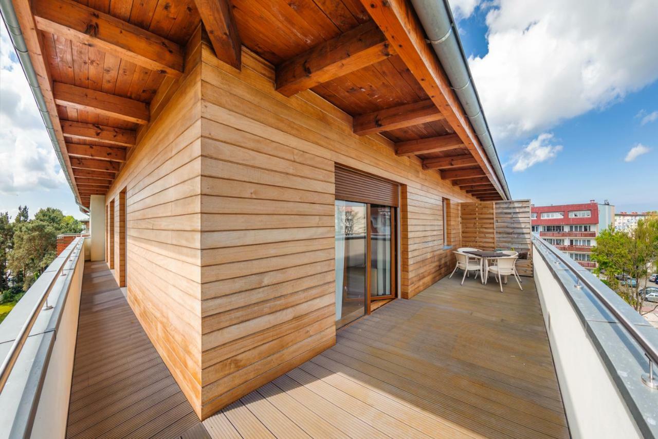 Apartamenty Sun & Snow Wczasowa W Sasiedztwie Lasu I Morza Ustka Luaran gambar